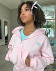 Claudia Dean Rosewater Zip Hoodie