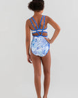 Sylvia P Bettina Blue Leotard