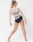 Studio 7 Long Sleeve Fishnet Crop CHCT17 / ADCT17