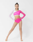 Studio 7 Eden Single Sleeve Mesh CropCHCT20 / ADCT20