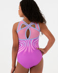 Sylvia P Mermaid Splash Leotard