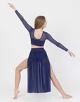 Studio 7 Vision Mesh Skirt Chsk11 /Adsk11