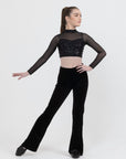 Studio 7 Down Town Long Sleeve Crop CHCT10/ADCT10