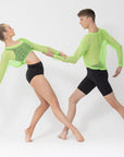 Studio 7 Long Sleeve Fishnet Crop CHCT17 / ADCT17