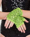 Studio 7 Sequin Fingerless Gloves Acc05