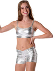 Studio 7 Camisole Crop Top  Metallic Chct02/ Adct02