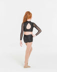 Studio 7 Down Town Long Sleeve Crop CHCT10/ADCT10