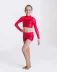 Studio 7 Down Town Long Sleeve Crop CHCT10/ADCT10
