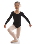 Energetiks Long Sleeve Scoop Leotard Children'S Cl03