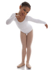 Energetiks Long Sleeve Scoop Leotard Children'S Cl03