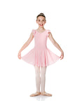 TCD01 STUDIO 7 CAP SLEEVE CHIFFON DRESS BALLET PINK