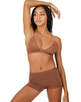 Capezio Deep Neck Clear Back Bra 3777T / 3777W