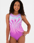 Sylvia P Mermaid Splash Leotard