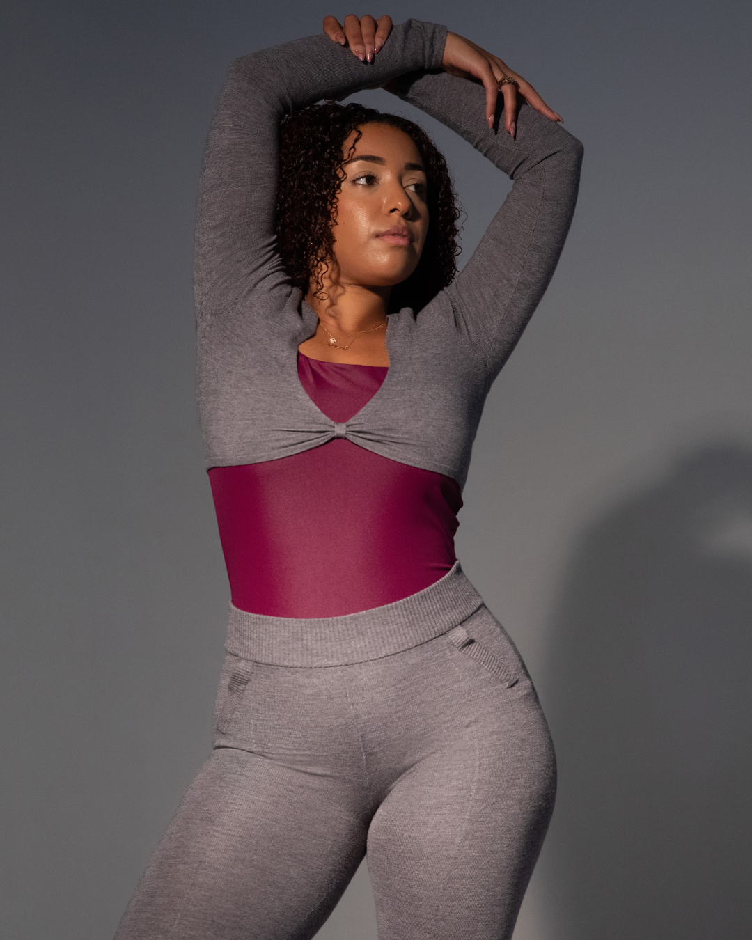 Capezio Cropped Pinch Sweater CK11001W -Harmonie