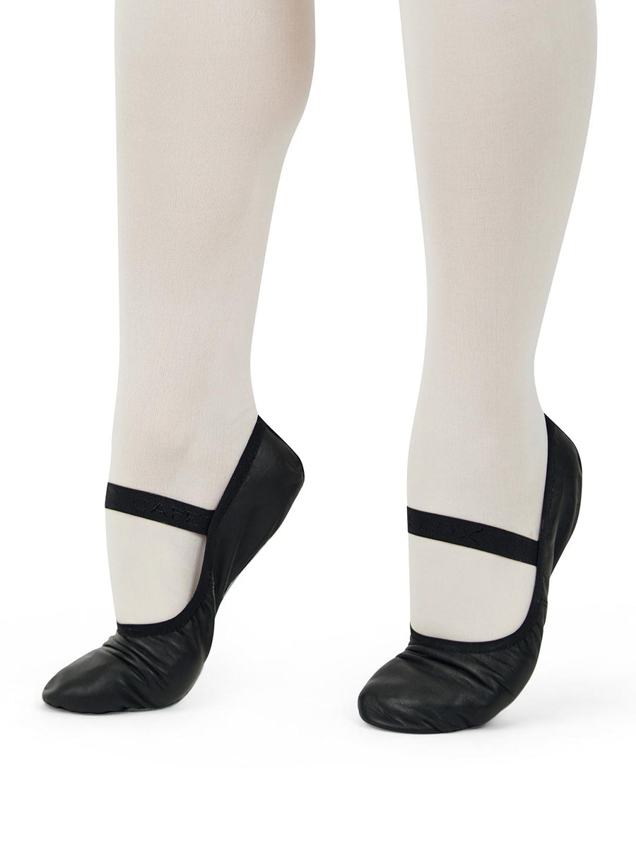 Capezio Lily Ballet Shoe 212C - Black WHITE