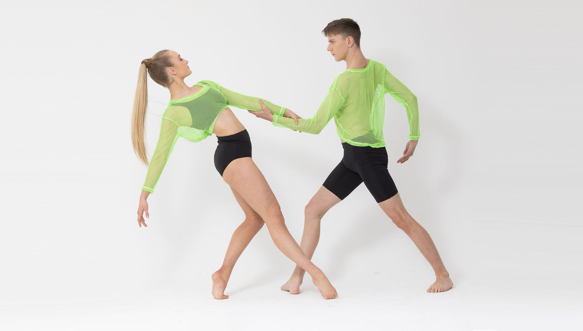 Studio 7 Long Sleeve Fishnet Crop CHCT17 / ADCT17