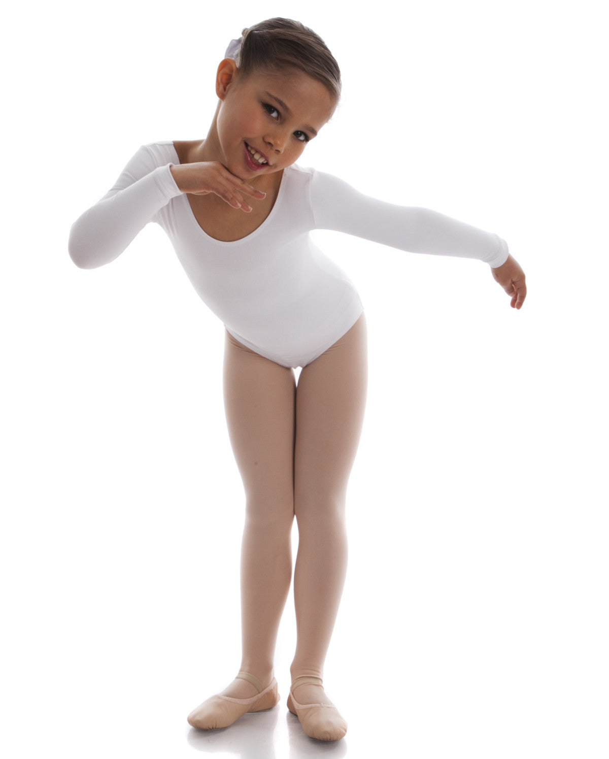 Energetiks Long Sleeve Scoop Leotard Children&#39;S Cl03