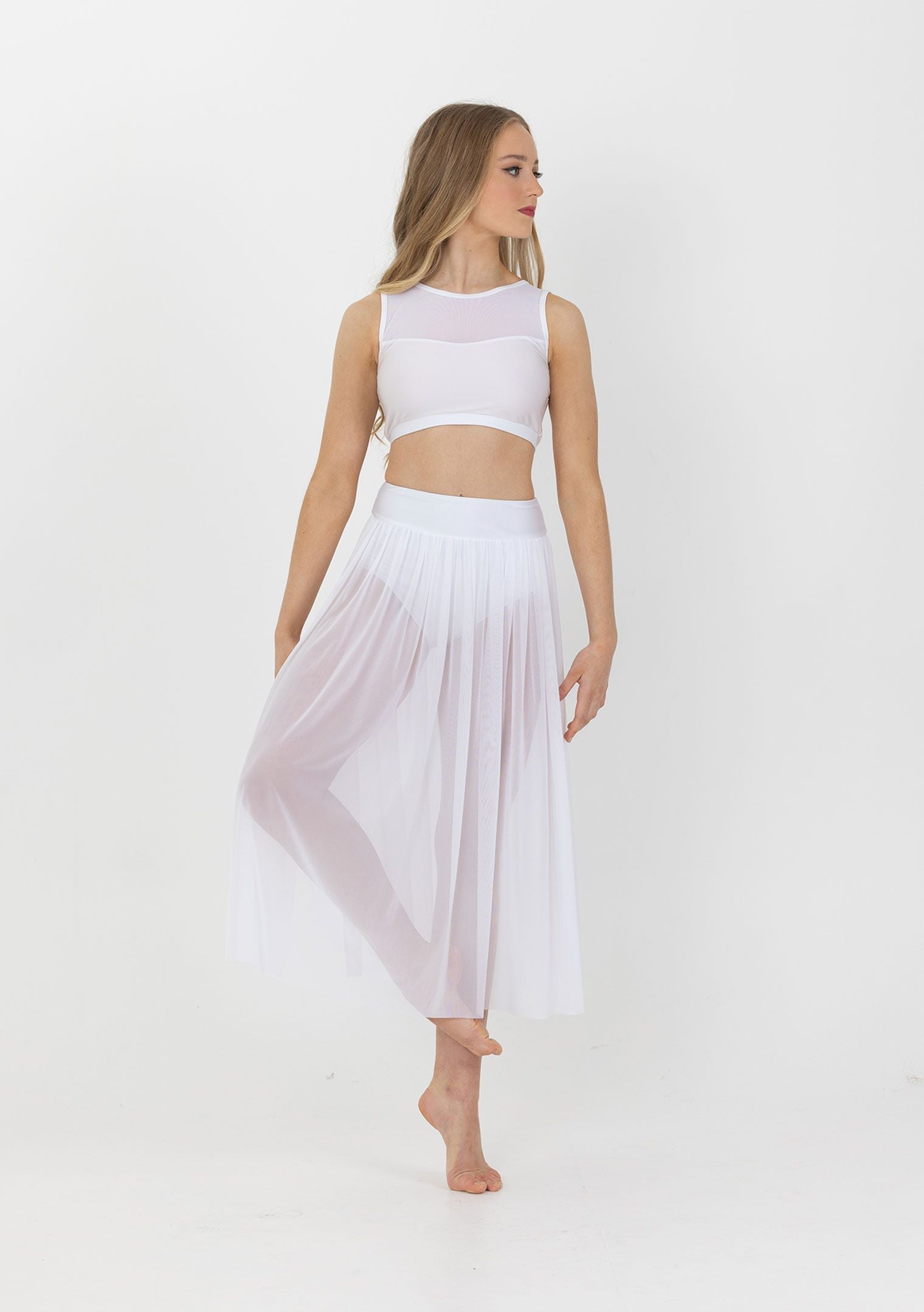 Studio 7 Vision Mesh Skirt Chsk11 /Adsk11