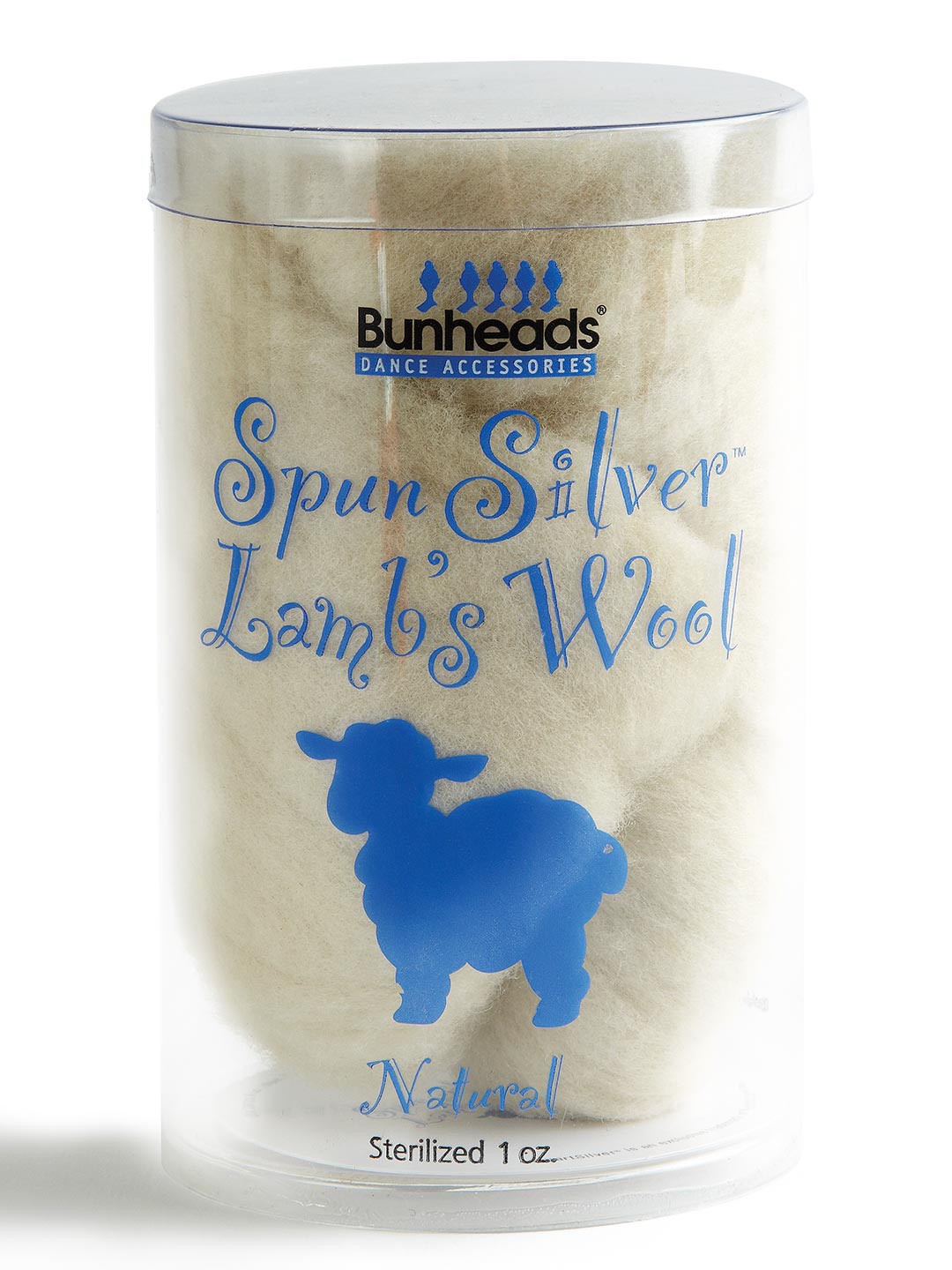 Bunheads Spun Silver Lamb&#39;S Wool Bh400