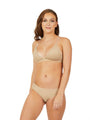 Capezio Deep Neck Clear Back Bra  3777T / 3777W