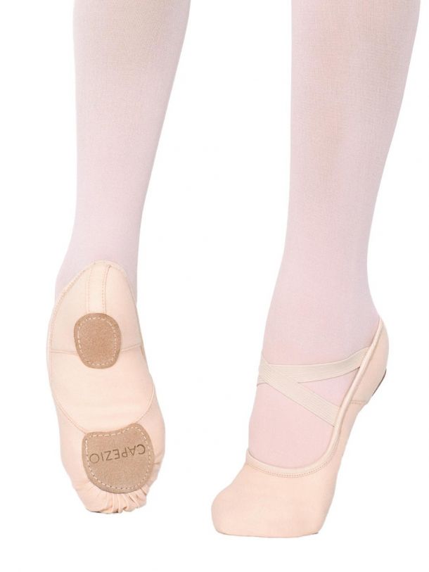 Capezio Hanami Light Pink Stretch Canvas Ballet Shoe 2037W